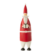 J-Line kerstfiguur Kerstman - ijzer - wit/rood - large