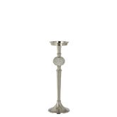 J-Line Kaarshouder - staal - zilver - medium