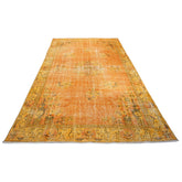 Oranje vintage vloerkleed - 274x162 cm - HANDGEMAAKT