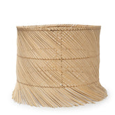 De rotan tafellamp kap - naturel