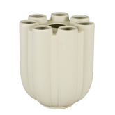 Minda Tulpenvaas - H34 x Ø28 cm - Keramiek - Taupe