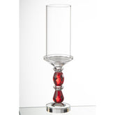 J-Line Kaarshouder Marie Kristal Rood/Transparant Large