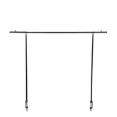 Tafelklem - H110 x L223-250 cm - Metaal - Zwart
