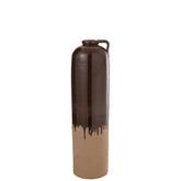J-Line vaas Handvat - keramiek - beige/bruin - medium