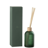 J-Line geurolie + stokjes Accords Essentiels - mat hout - groen