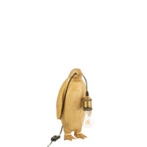 J-Line tafellamp Pinguïn - resine - goud - small