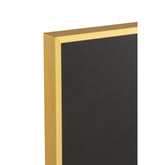J-Line Wanddecoratie Luipaard Glas/Aluminium Zwart/Goud