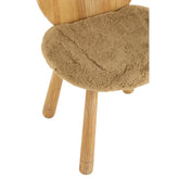 J-Line stoel Kind Beer - hout - naturel