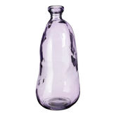Pinto Vaas - H51 x Ø22 cm - Gerecycled Glas - Lila