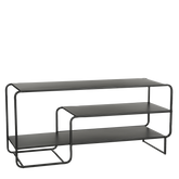 Jules Salontafel - L110 x B38 x H50 cm - Metaal - Zwart