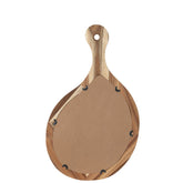 J-Line spiegel Palette - hout/glas - naturel - groot