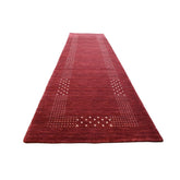 Rode Gabbeh loper - 285x80 cm - HANDGEMAAKT