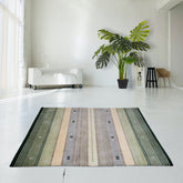 Groen Gabbeh vloerkleed - 147x90 cm - HANDGEMAAKT
