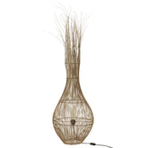 J-Line Staanlamp Peer Stokjes Kokosnoot Naturel