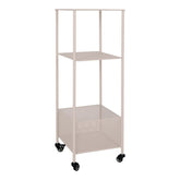 Torres Metal Cart - Metalen kar, staal, zand, 3 planken, 35x35x100 cm