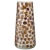 J-Line vaas Gerard - glas - amber - 36.50 cm hoog