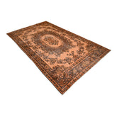 Oranje vintage vloerkleed - 288x173 cm - HANDGEMAAKT