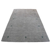 Grijs Gabbeh vloerkleed - 218x142 cm - HANDGEMAAKT