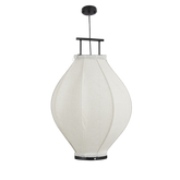 Pego Hanglamp - H73 x Ø54 cm - Linnen - Off White