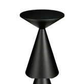 Royale Bijzettafel - H55 x Ø40 cm - Metaal - Zwart