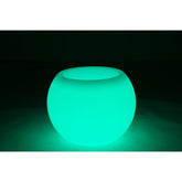 J-Line lamp Bloempot - kusntstof - mix - LED - tuinverlichting