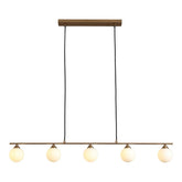 Halifax hanglamp - frame messing, stoffen koord van 150 cm