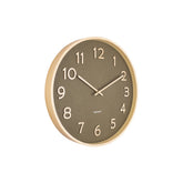 Wandklok Puur Houtnerf Medium