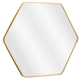 Rossi Wandspiegel - L80 x B71 cm - Metaal - Goud