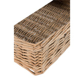 J-Line nachttafel - 1 maand - hout - naturel/ zwart - S