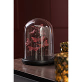 J-Line stolp Vlinders - glas - rood/bordeaux - large
