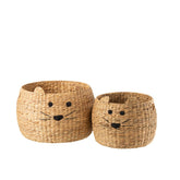 J-Line Manden Kat - waterhyacinth - naturel