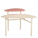 Selena Bijzettafel - L68 x B45 x H46 cm - Metaal - Roze
