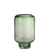 J-Line vaas Nora Op Voet Rond - glas - lichtgroen - L - 36.00 cm hoog