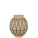 J-Line bloempot Berber - cement - beige - large