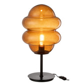J-Line Tafellamp Honinglepel Glas Bruin