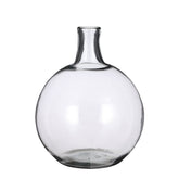 Lilou Vaas - H45 x Ø32 cm - Gerecycled Glas - Transparant