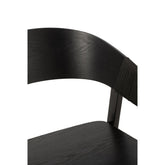 J-Line Stoel Naga Essenhout/Touw Zwart