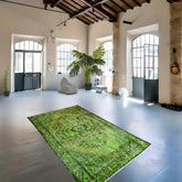 Groen vintage vloerkleed - 274x174 cm - HANDGEMAAKT Copy