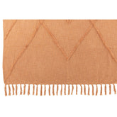 J-Line Plaid - katoen - zalm - 190 x 56 cm