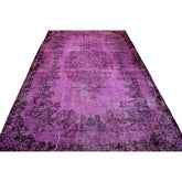 Paars vintage vloerkleed - 326x192 cm - HANDGEMAAKT