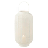 J-Line lantaarn Wiz - metaal/glas - wit
