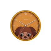 Wandklok Kiekeboe Hond