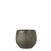 Douro Bloempot - H18 x Ø20 cm - Terracotta - Groen