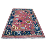 Roze Azeri vloerkleed - 188x126 cm - HANDGEMAAKT