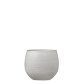 Douro Bloempot - H18 x Ø20 cm - Terracotta - Off White