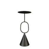 Ruben Plantentafel - H60 x Ø24 cm - Metaal - Zwart