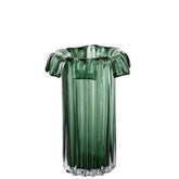 J-Line Vaas Retro Glas Groen Large