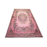 Groen vintage vloerkleed - 290x170 cm - HANDGEMAAKT