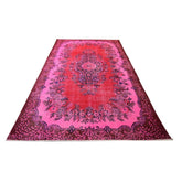 Roze vintage vloerkleed - 293x175 cm - HANDGEMAAKT Copy