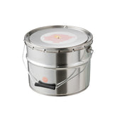 J-Line Buitenkaars Verfpot Ikoko Metaal/Was Lichtroze Large 135U